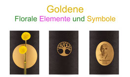 Symbole und Elemente Gold