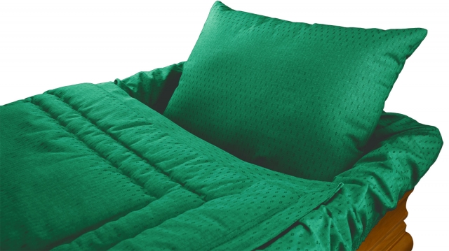 Decke Sargausschlag 4-teilig, grün