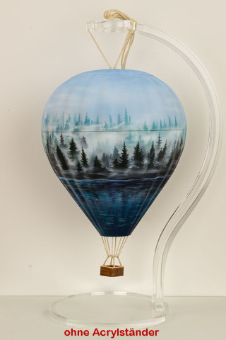 Urne Heissluftballon Waldsee Airbrush