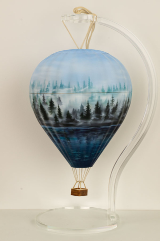 Urne Heissluftballon Waldsee Airbrush