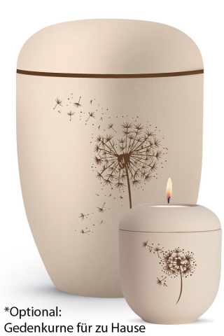 Urne creme Classique Pusteblume