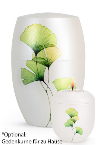 Urne Infinity Florique Perlmutt Ginkgo