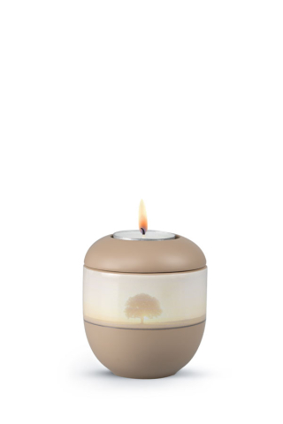 Kleinurne karamell Baum Gedenklicht Edition Harmony
