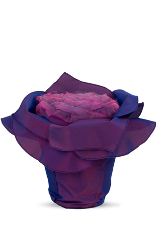 Bltenurne Rosenform Blau-Lila