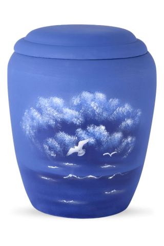 Seeurne mit Motiv Meeresblick