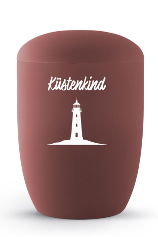 Seeurne rubin Leuchtturm K�stenkind