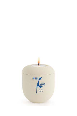 Mini Urne creme Sylt InselLiebe Edition