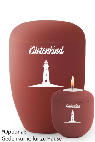 Urne rot Leuchtturm K�stenkind