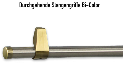 Stangengriffe durchgehend moderne Halterungen BiColor