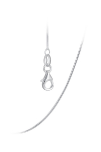 Schlangenkette fr Asche Anhnger Silber