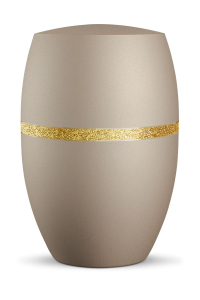 Urne Infinity Glamour Gold Champagner Golddekor glitzernd