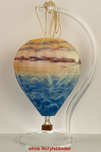 Urne Heissluftballon Wolkenhimmel Airbrush