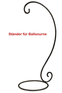 Stnder fr Ballonurne Schmiedeeisen