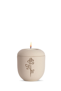 Gedenkurne Classique Rose creme