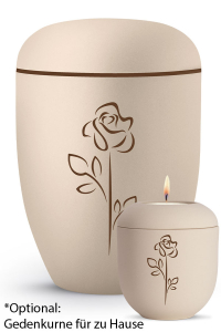 Urne creme Classique Rose