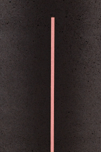 Linie Symbol rosgold fr Urne aus Kohle