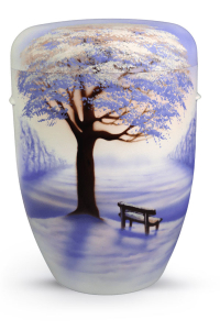 Airbrush Urne Winterwiese