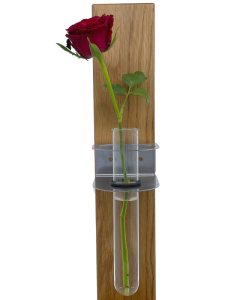 Grabkreuzzubehr Vase mit Halterung 8cm