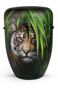 Airbrush Urne Tigerkopf
