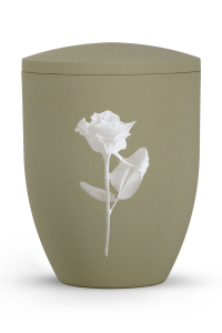 Urne olivgrau Rose By Nature