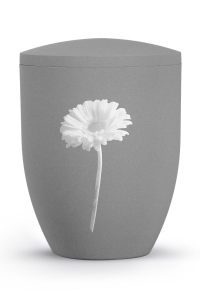 Urne steingrau Gerbera By Nature