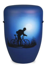 Airbrush Urne Fahradfahrer