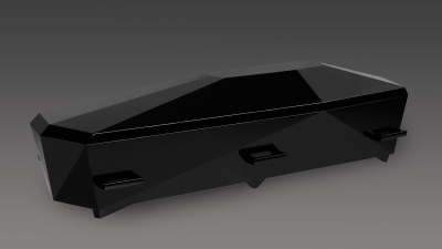 Diamant Sarg schwarz Hochglanz