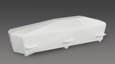 Diamant Sarg weiss Hochglanz