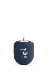 Mini Urne blau Sylt InselLiebe Edition