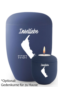 Urne blau Amrum voll Inselliebe