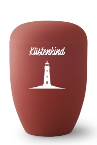 Urne rot Leuchtturm K�stenkind