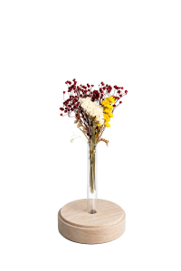 Andenken Vase mit Trockenblumen Wildblumen Edition Blomma