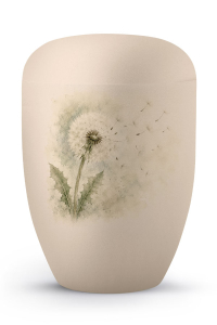 Urne creme Edition Horizon Aufdruck Pusteblume
