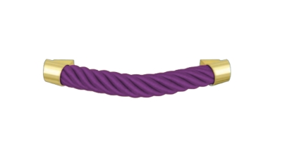 Sargzubehör: Sargbeschlag lila Seil namhafter Hersteller