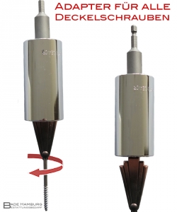 Adapter fr Sarg Deckelschrauben